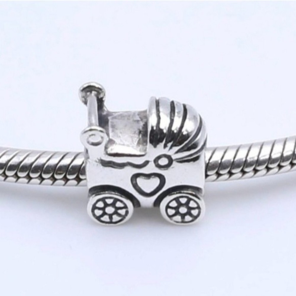 Pandora Baby Carriage Stroller 925 Sterling Silver Charm 790346